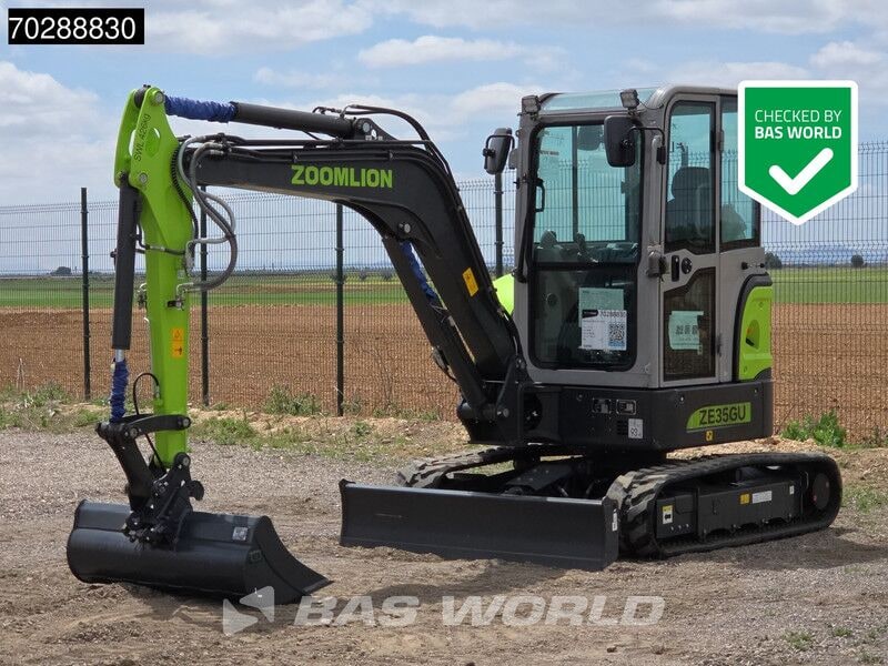 2024 Zoomlion ZE35GU Mini Excavator