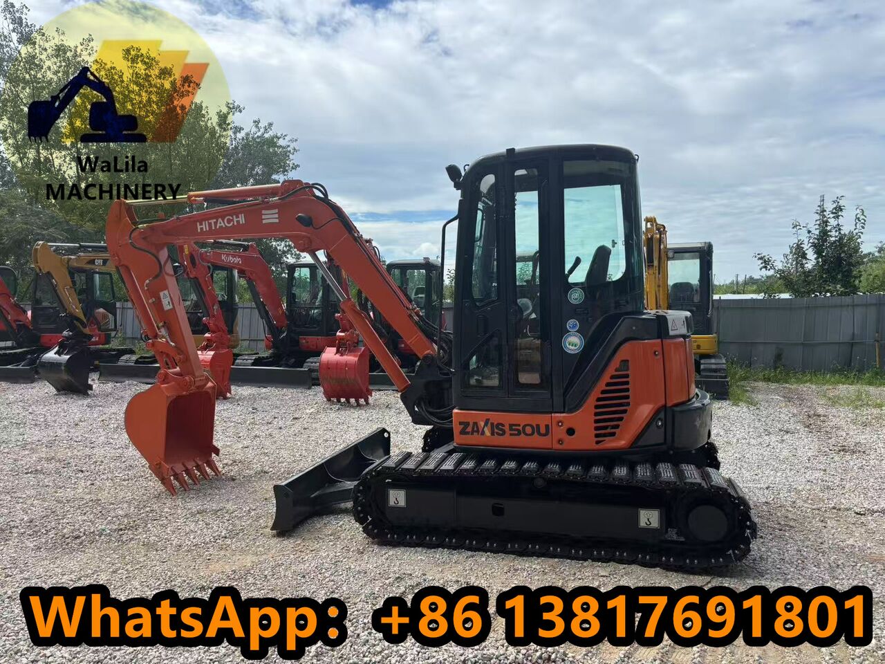 2024 Hitachi ZX50 Minigraafmachine