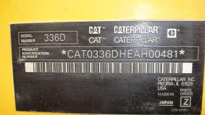 Caterpillar 336D2L Crawler Excavator