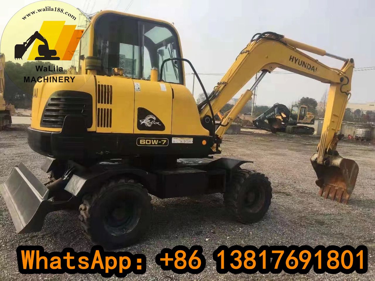 2023 Hyundai R60W Mini Excavator