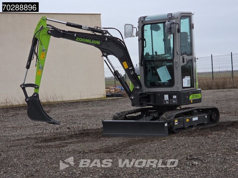 2024 Zoomlion ZE26GU Mini Excavator