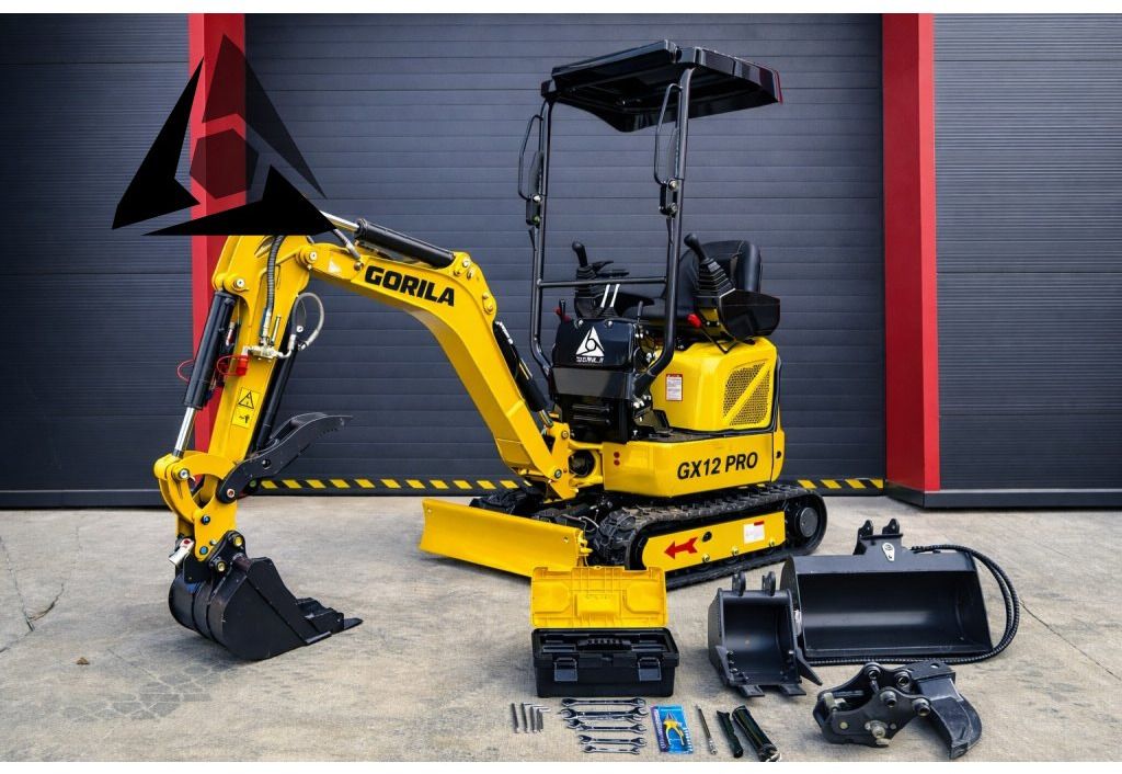 2026 Gorila GX12 PRO Mini Excavator