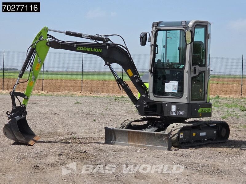 2024 Zoomlion ZE26GU Mini Excavator