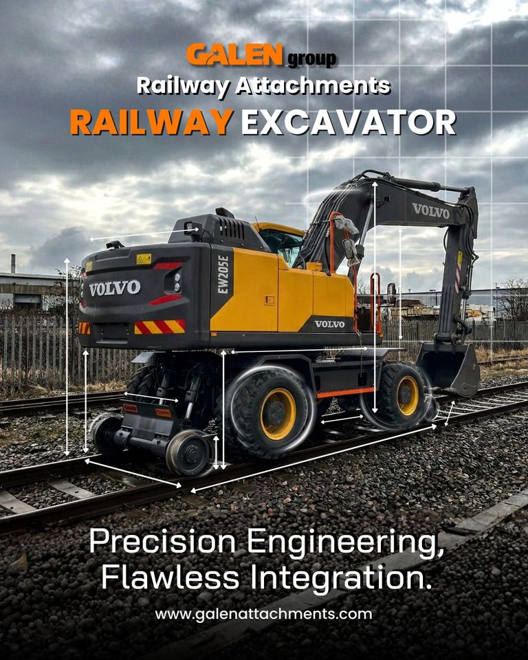 2025 Galen RAIL MOVER Wheel Excavator