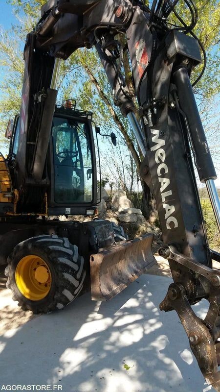 2006 Mecalac 714 MW Wheel Excavator