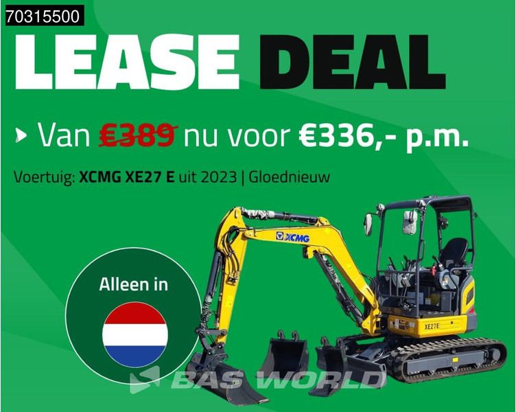 2023 Kubota XE27E Mini Excavator
