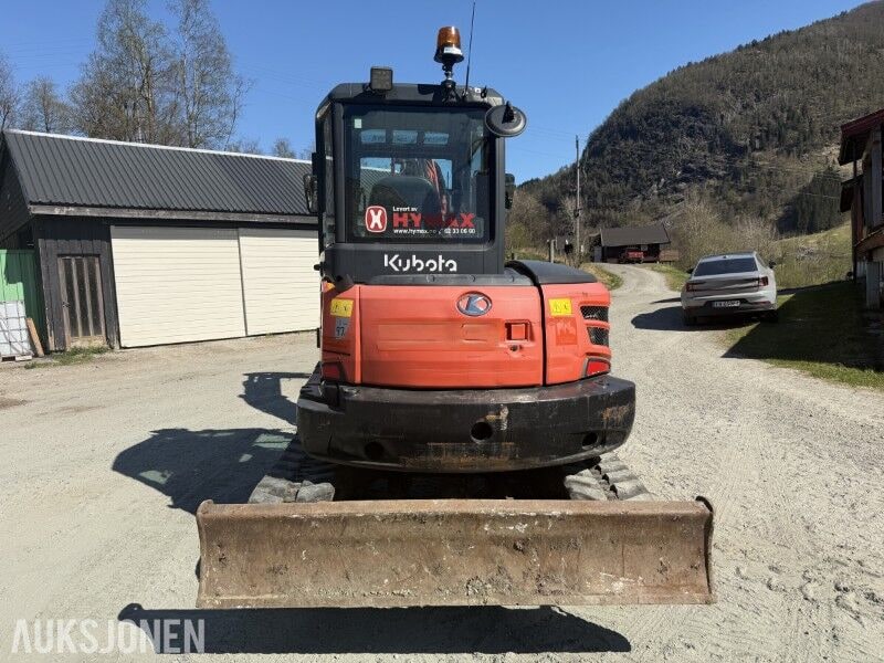 Мини-экскаватор 2017 Kubota KX057-4 Minigraver - Engcon Tiltrotator - 5164 моточаса - 4 ковша - Захват - Гидромолот