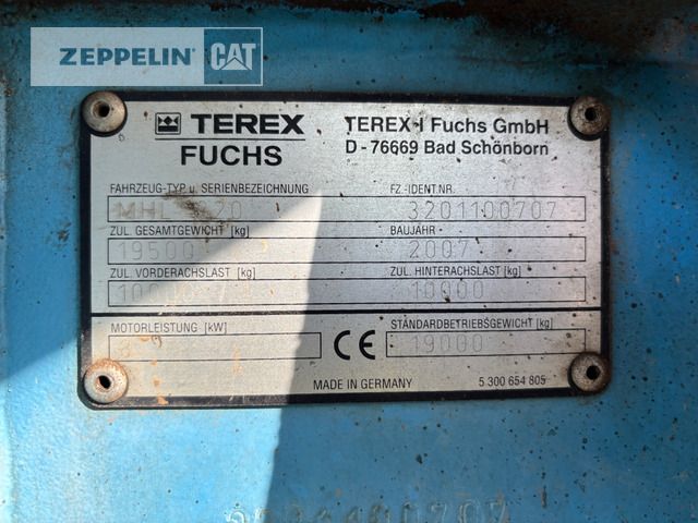 2007 Fuchs MHL320 Material Handler