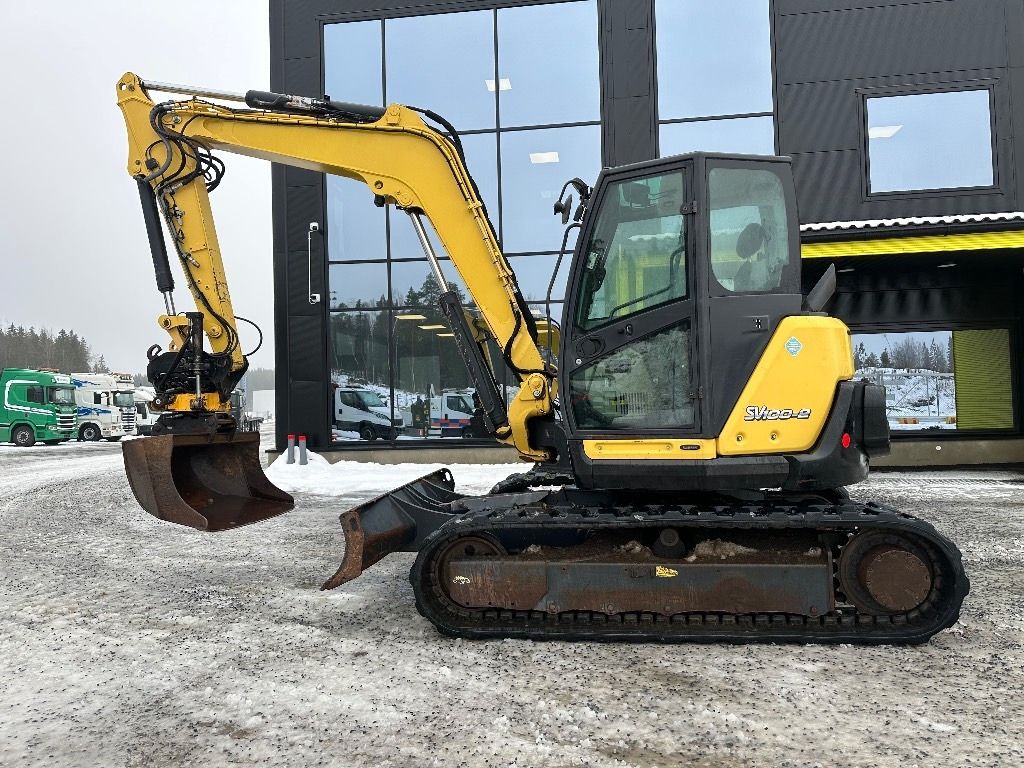 2017 Yanmar SV100-2A Mini Excavator
