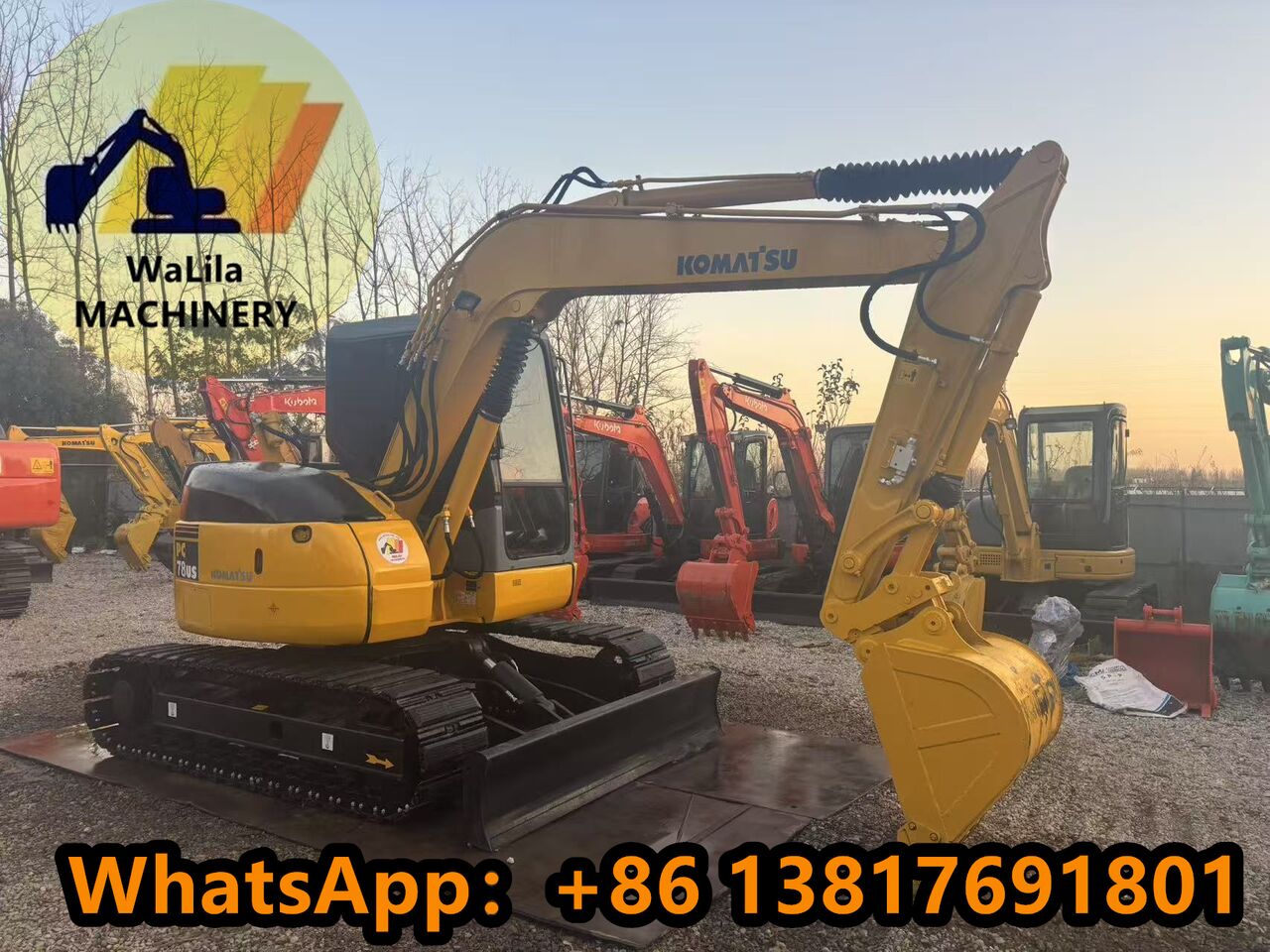 2024 Komatsu PC78US Mini Excavator