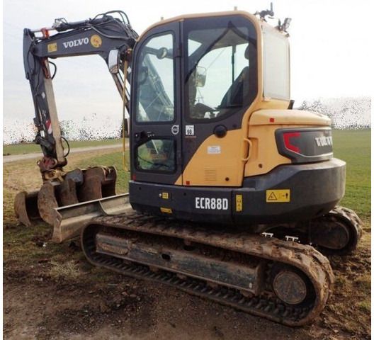 2014 Volvo ECR88D Mini Excavator