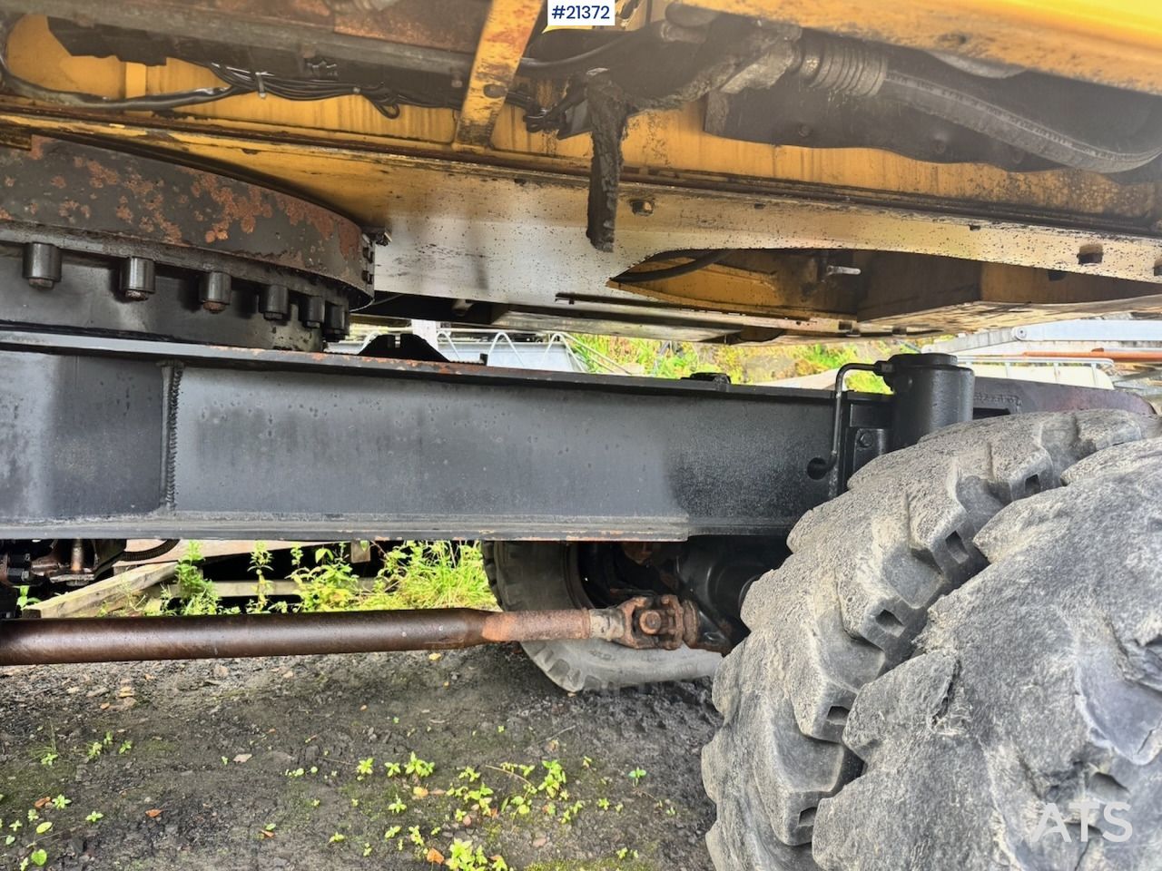 1994 Caterpillar 212B Wheel Excavator
