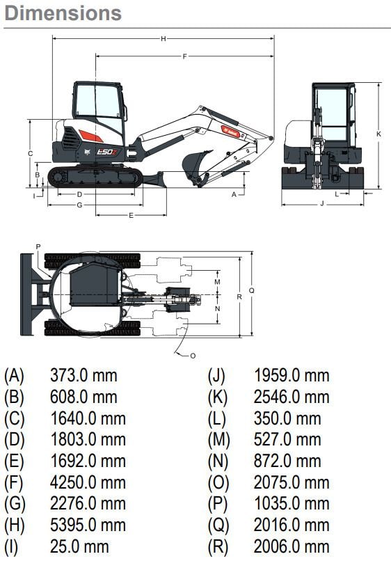 2023 Bobcat E50Z Mini Excavator