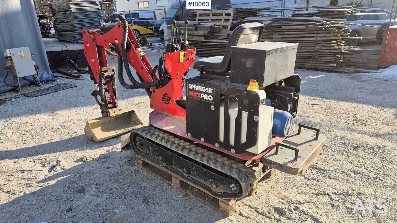2020 Springer MAX PRO-E Mini Excavator
