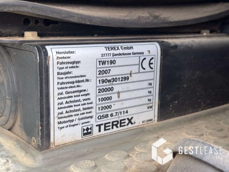 2007 Terex TW190 Wheel Excavator