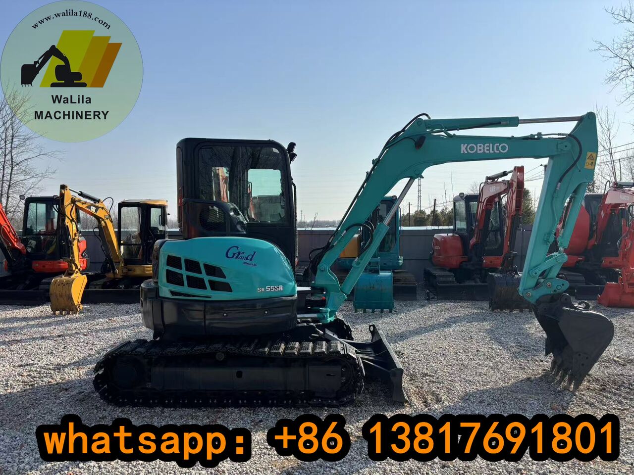 2024 Kobelco SK55SR Minigraafmachine