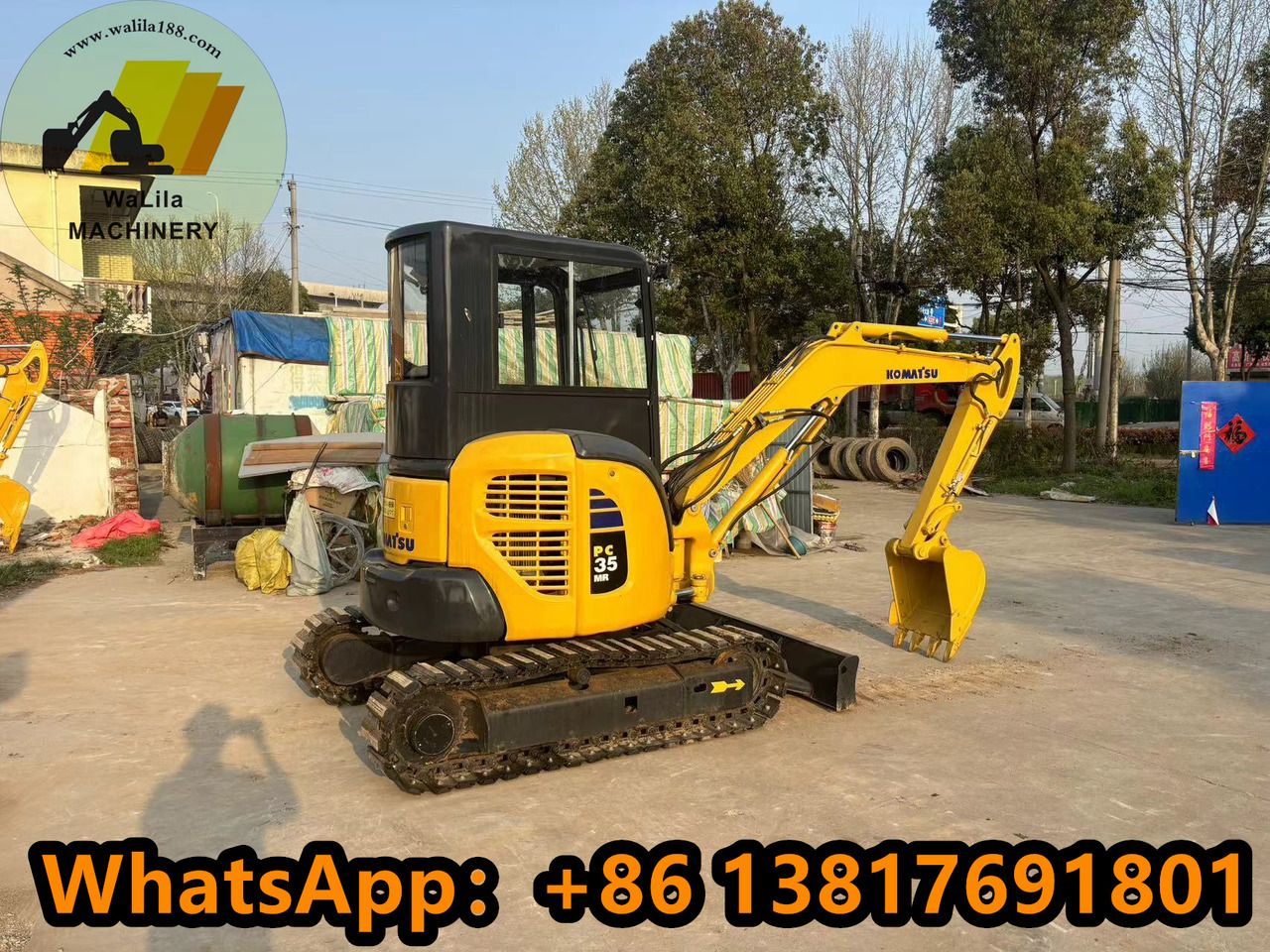 2023 Komatsu PC35MR Mini Excavator