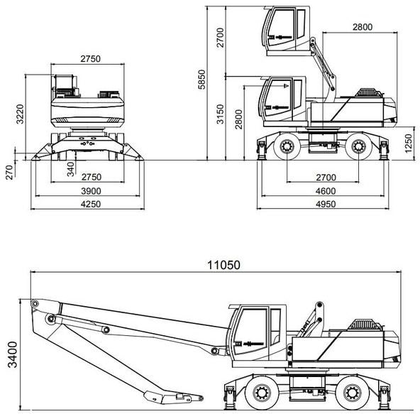 2006 Sennebogen 825 M Material Handler