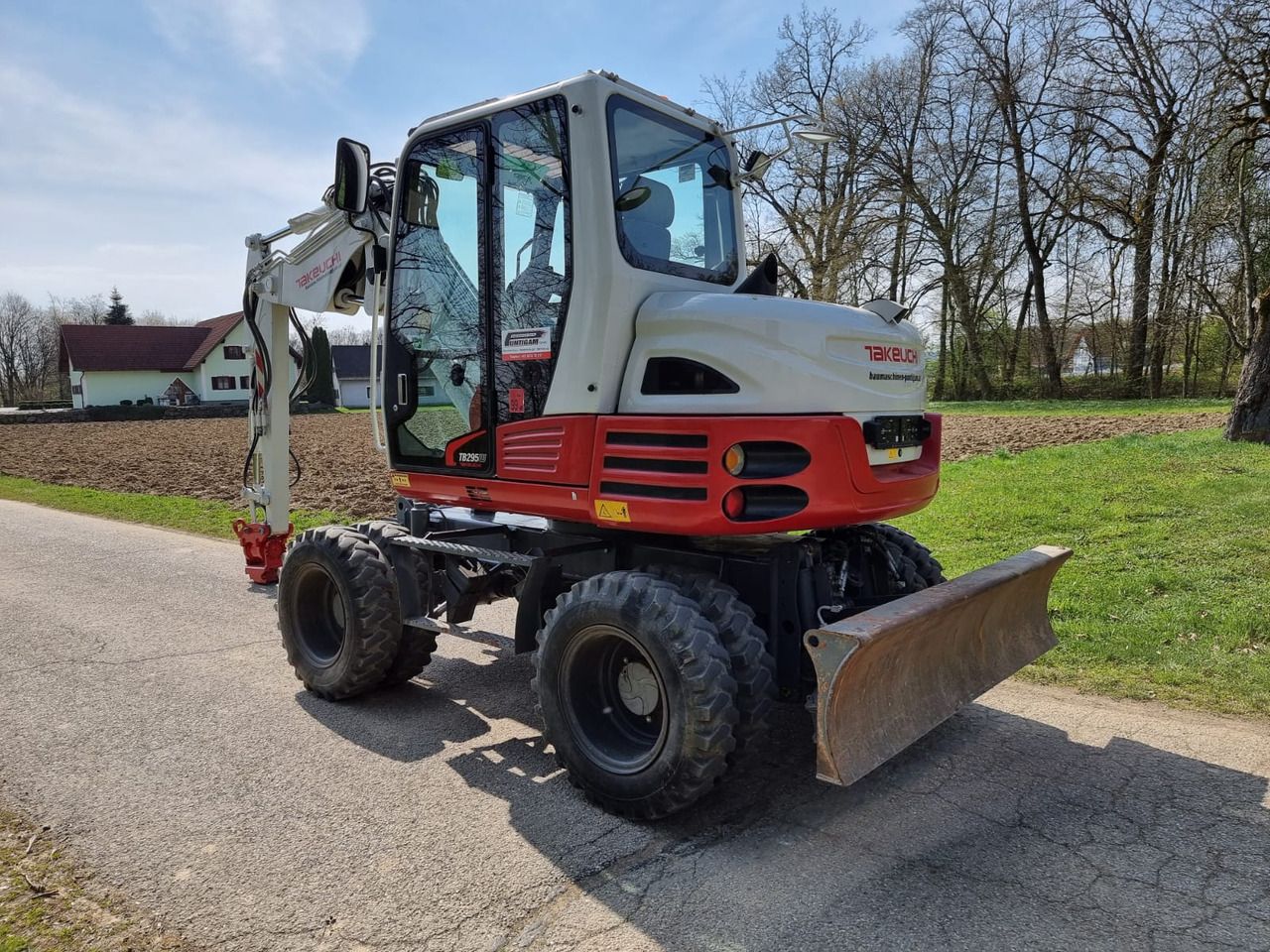 2015 Takeuchi TB295W Wheel Excavator