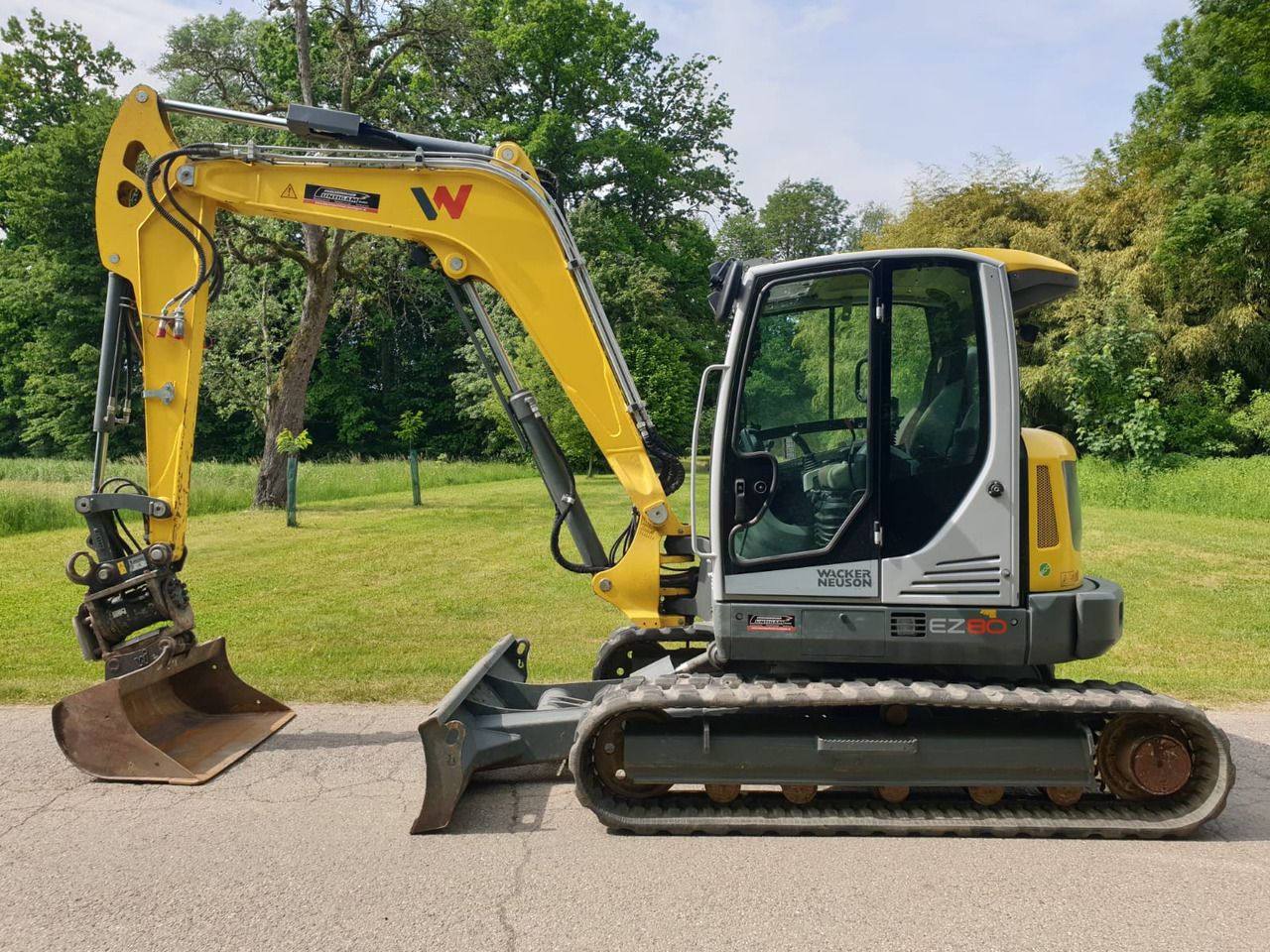 2021 Wacker Neuson EZ80 Mini Excavator