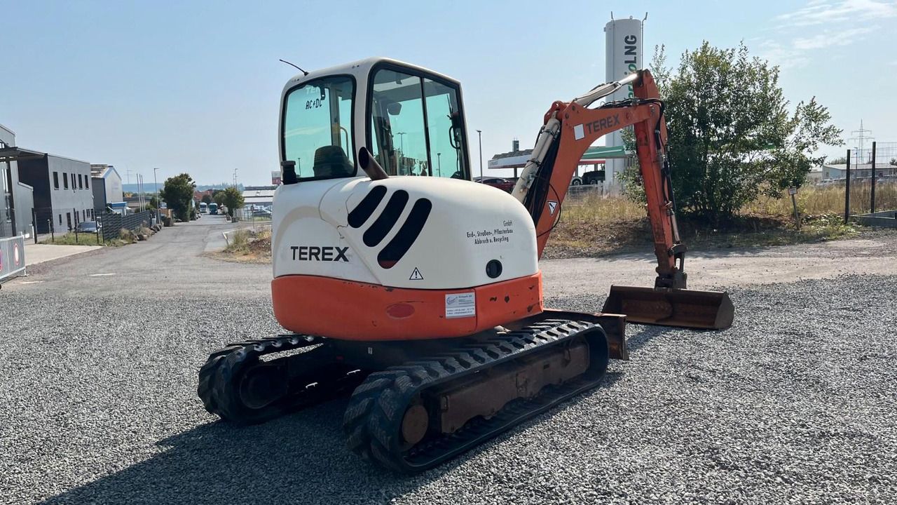 2008 Terex TC 50 Mini Escavadora 2008 Terex TC 50 mini excavator, rear three-quarter view