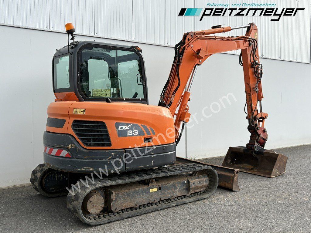 2018 Doosan DX63-3 Mini Excavator