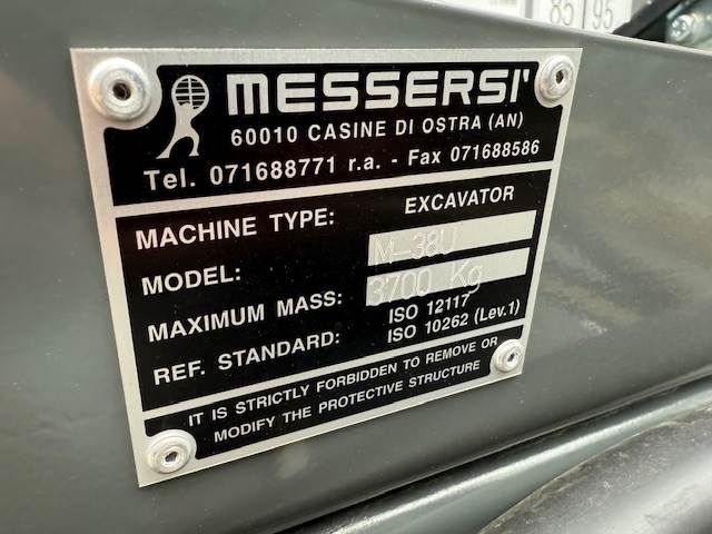 2021 Messersi M38-U Mini Excavator