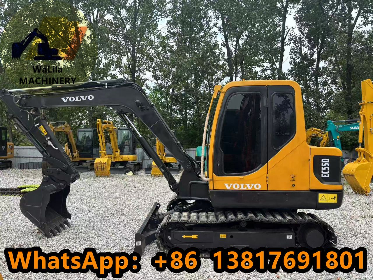 2023 Volvo EC55 Mini Excavator