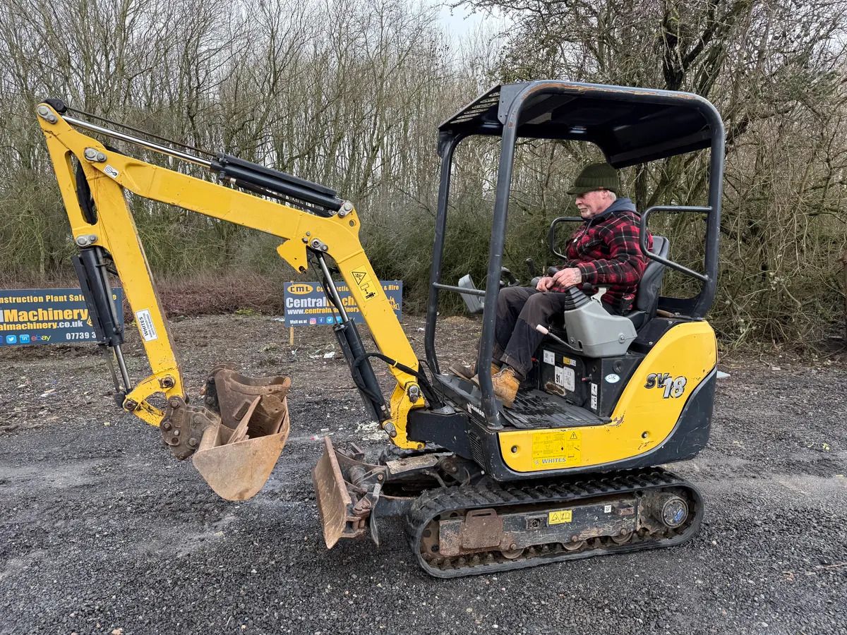 2019 Yanmar SV18 Mini Excavator