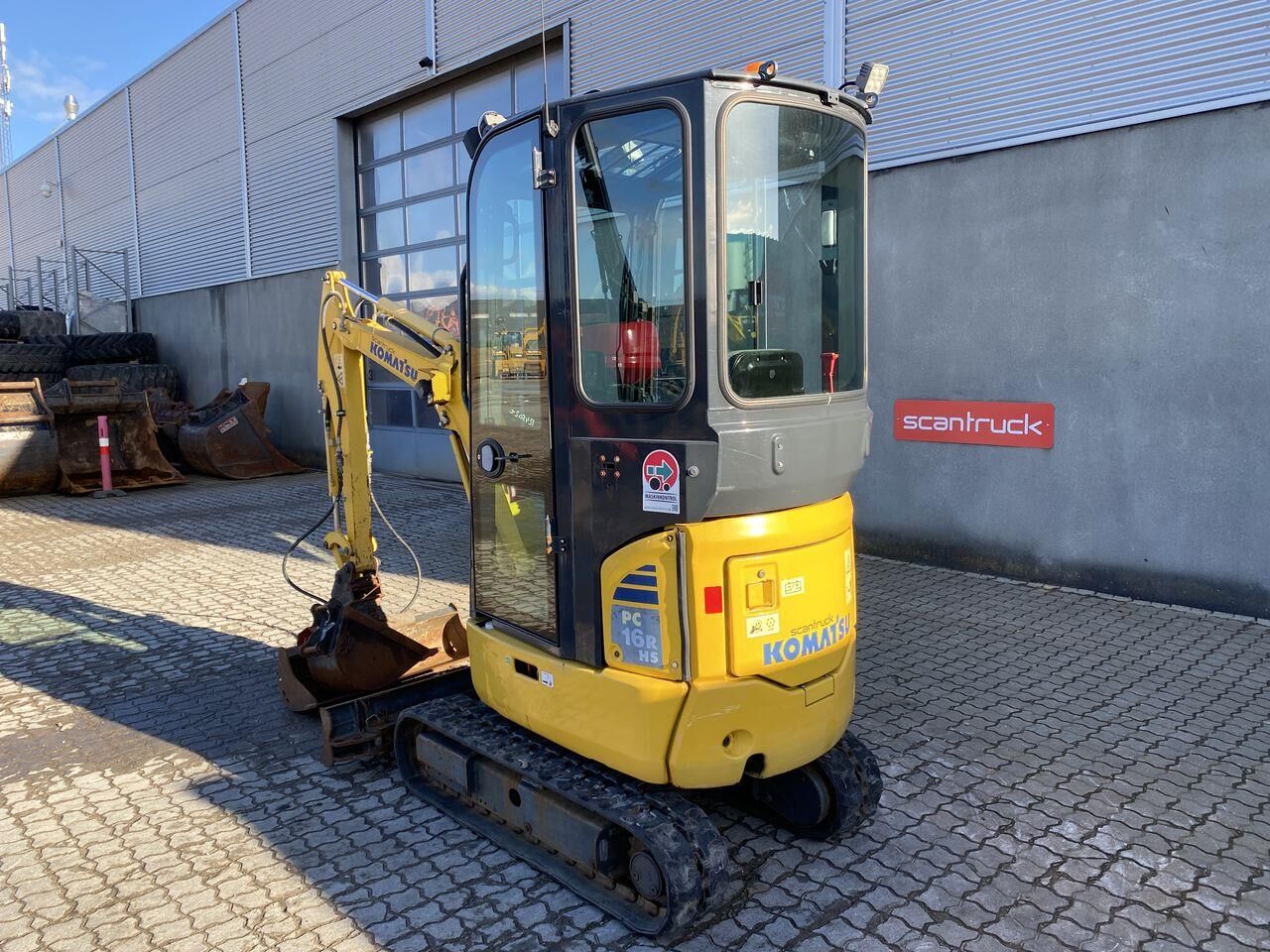 2018 Komatsu PC16R-3HS Mini Excavator
