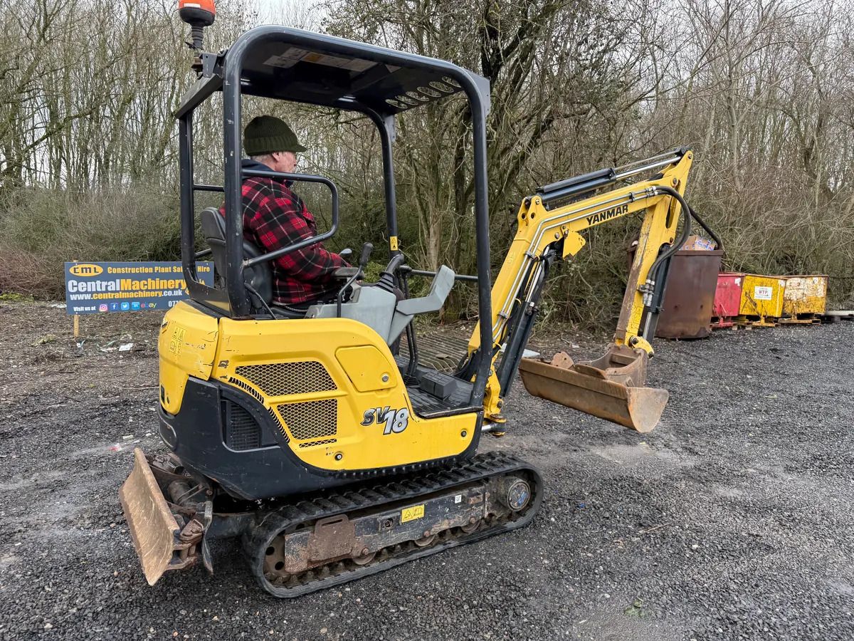 2019 Yanmar SV18 Mini Excavator