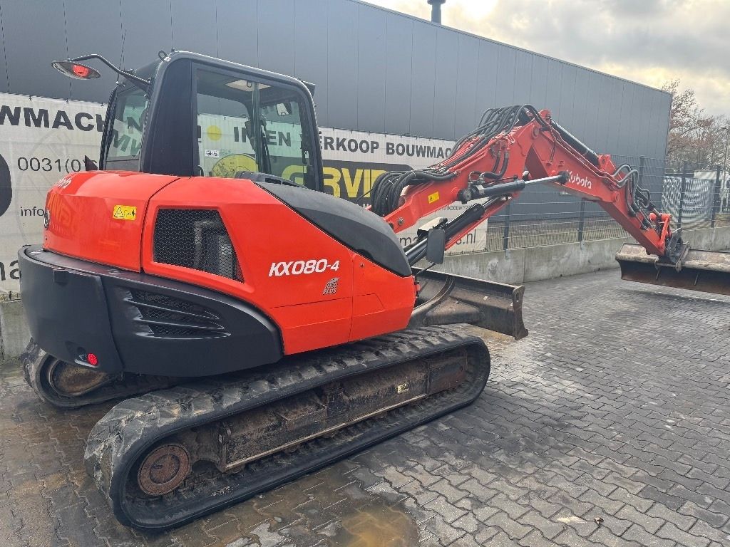 2015 Kubota KX080-4 Mini Excavator