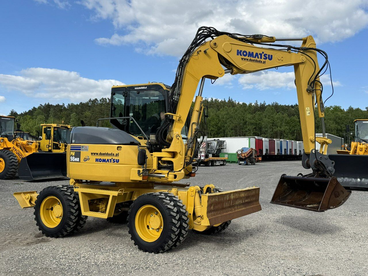 2009 Komatsu PW98MR-8 Wheel Excavator