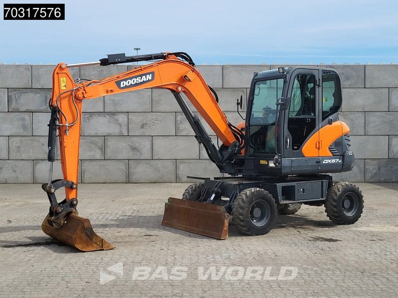 2019 Doosan DX57W-5 Wheel Excavator