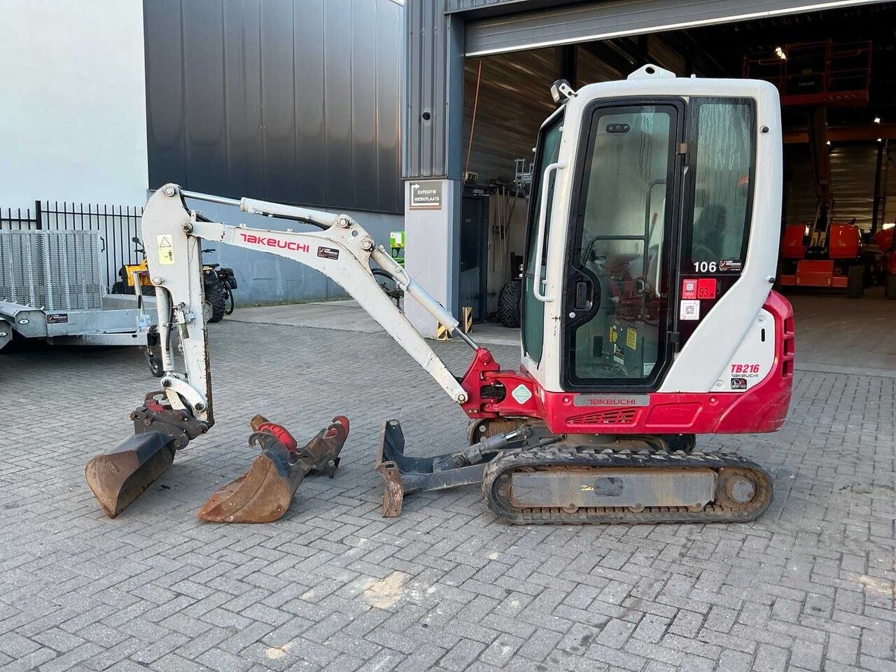 2021 Takeuchi TB216 Mini Excavator