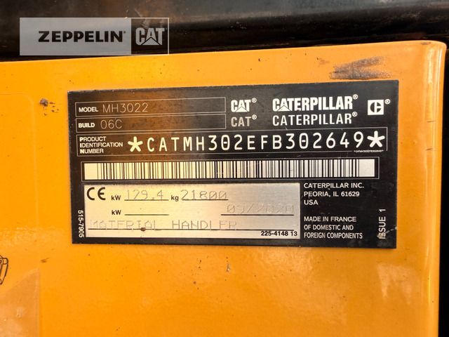 2020 Caterpillar MH3022-06C Material Handler