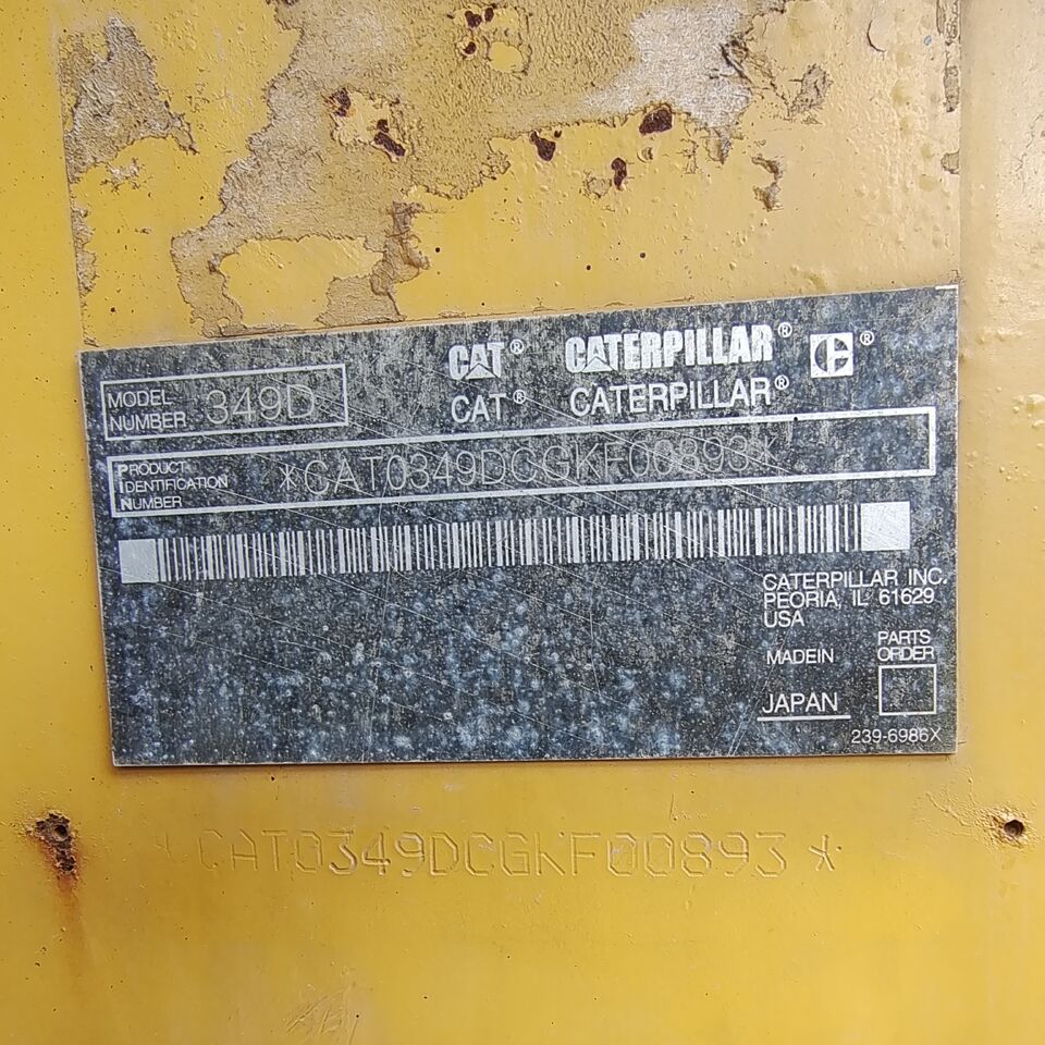 2023 Caterpillar 349D Crawler Excavator
