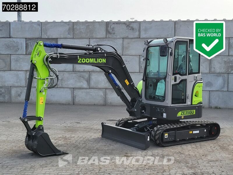 2024 Zoomlion ZE35GU Mini Excavator