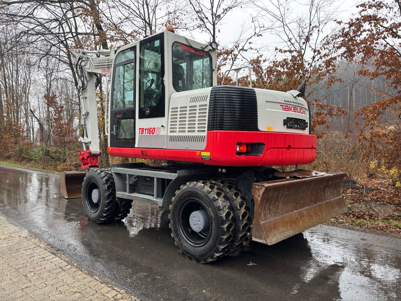 2014 Takeuchi TB 1160 W Wheel Excavator