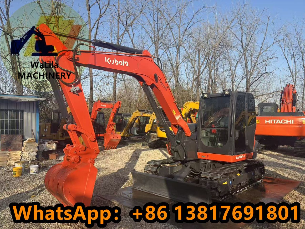 2023 Kubota KX080-4 Mini Excavator