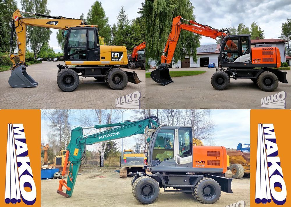 2012 Hitachi ZX140W-3 Wheel Excavator