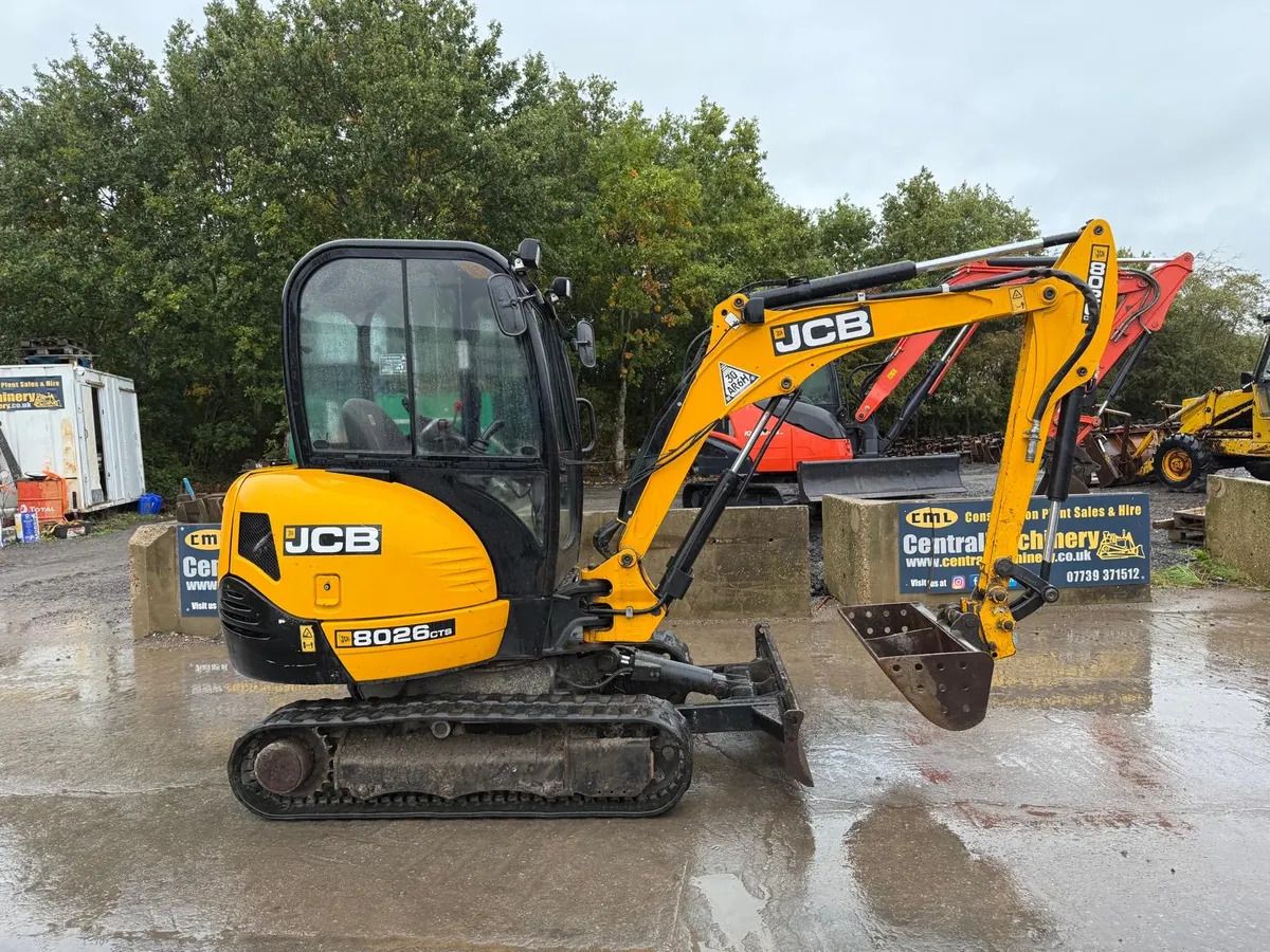 2017 JCB 8026CTS Mini Excavator