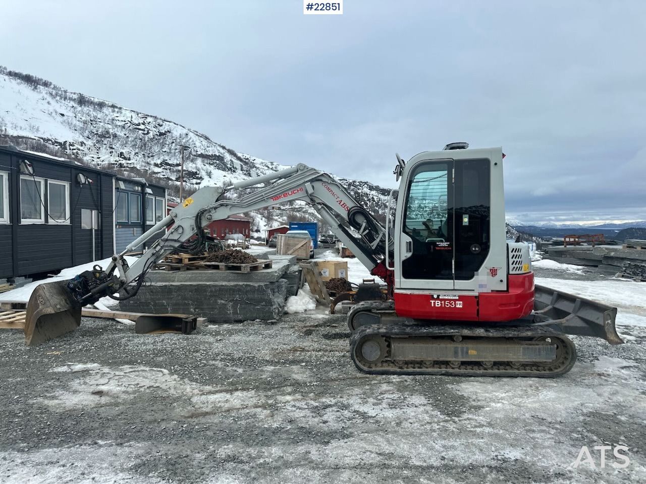 2017 Takeuchi TB153FR Mini Excavator
