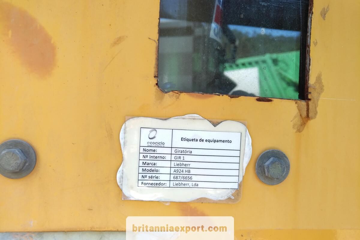 2001 Liebherr A924 LITRONIC Wheel Excavator