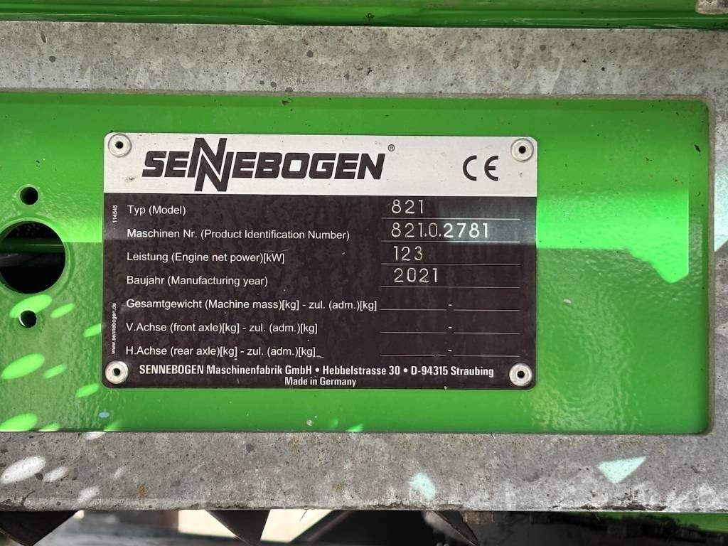 2021 Sennebogen 821M E Material Handler