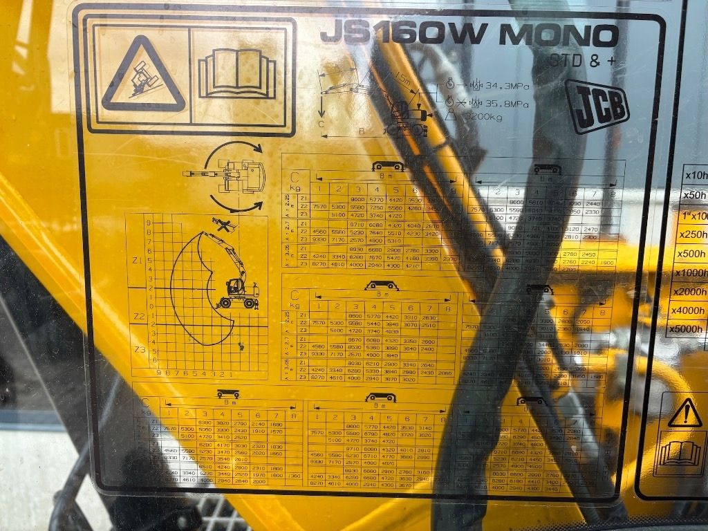 2018 JCB JS145W Wheel Excavator