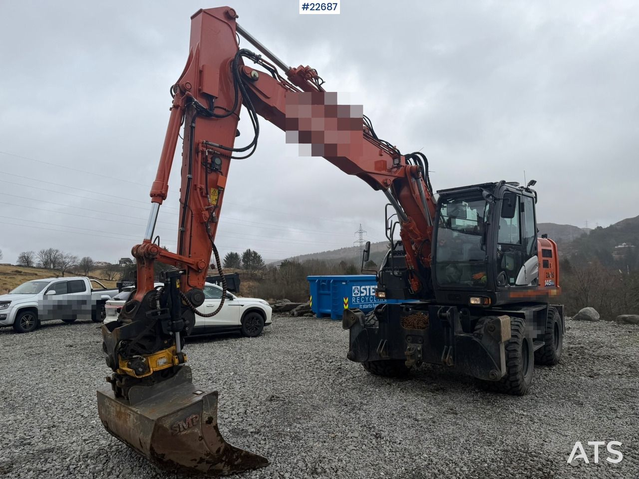 2020 Hitachi ZX145W Mobilbagger