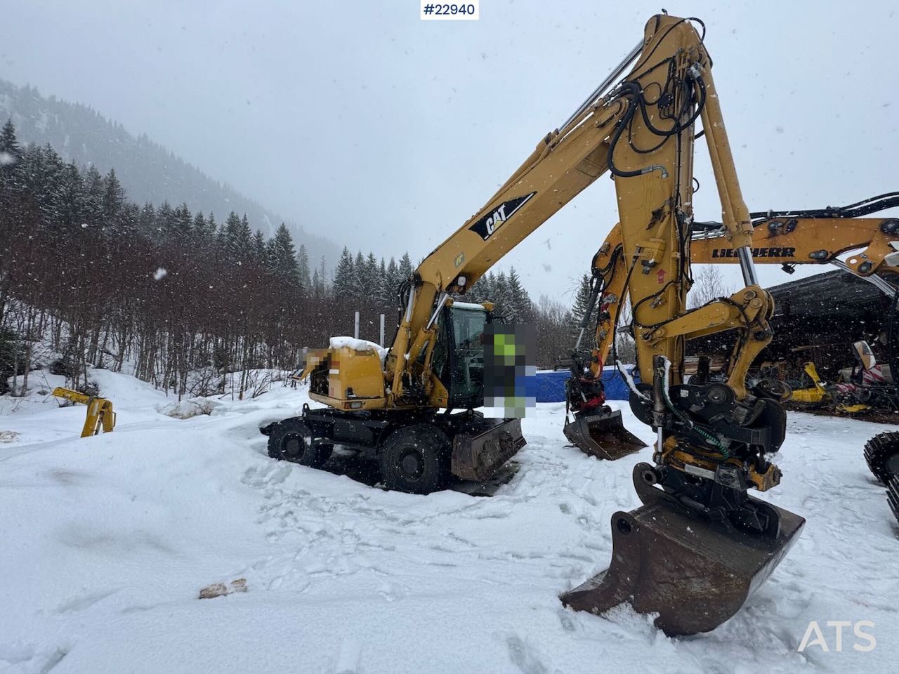 2005 Caterpillar M313C Wheel Excavator