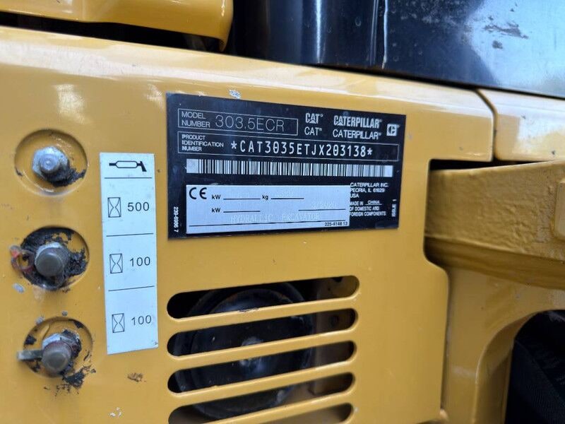 2020 Caterpillar 303.5ECR Mini Excavator