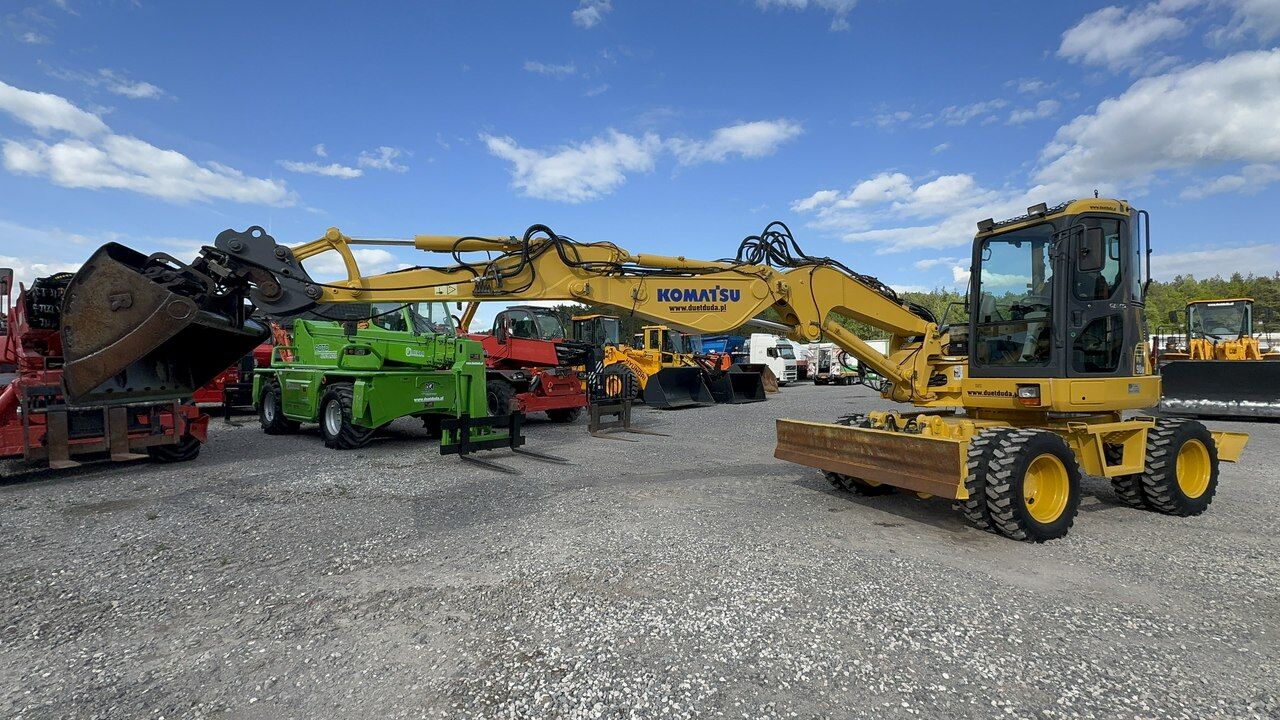 2009 Komatsu PW98MR-8 Wheel Excavator